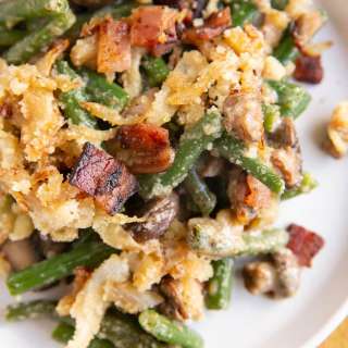 Crock Pot Healthy Green Bean Casserole