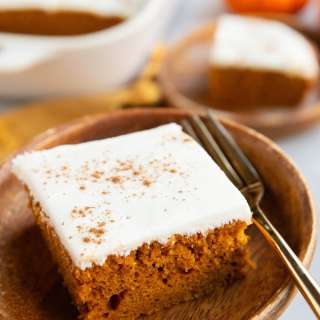 Pumpkin Cake with Cream Cheese Frosting