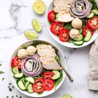 High Protein Hummus Chicken Salad