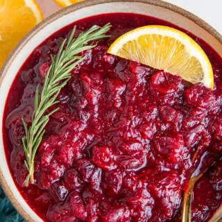Ginger Orange Cranberry Sauce