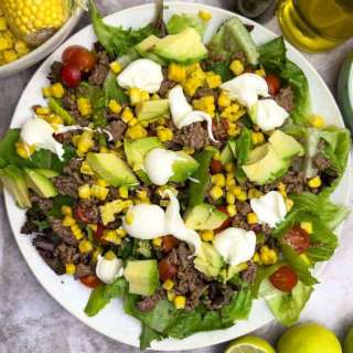 Quick and Healthy Taco Salad (Only Takes 10 Mins!)