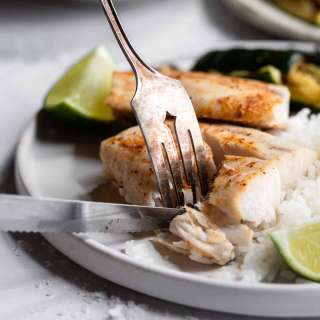 Air Fryer Mahi Mahi with Lime Butter