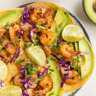 Shrimp Tacos with Chipotle Lime Sauce