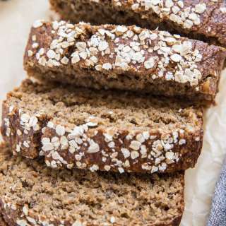 Flourless Oatmeal Banana Bread