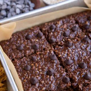 Double Chocolate Banana Baked Protein Oatmeal