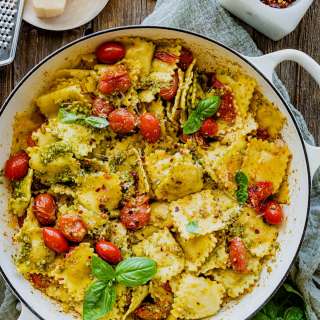 5-Ingredient Pesto Ravioli