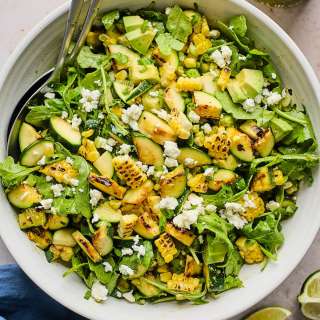 Grilled Corn & Zucchini Salad
