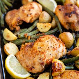 Lemon Sheet Pan Chicken Recipe