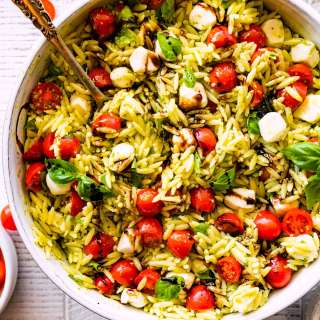 Caprese Orzo Salad