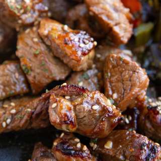 Garlic Steak Bites Recipe