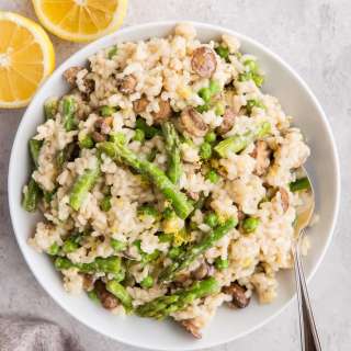 Lemon Asparagus Risotto