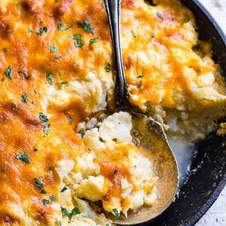 Low Carb Baked Cauliflower Casserole