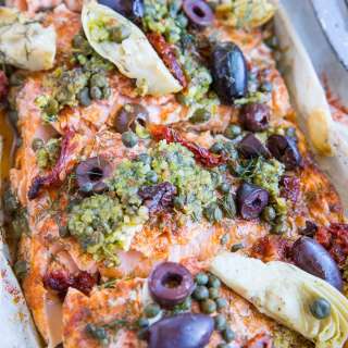 Mediterranean Salmon in Parchment Paper Recipe