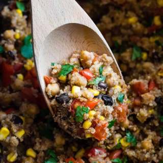 One-Pan Mexican Quinoa Casserole In The Slow Cooker