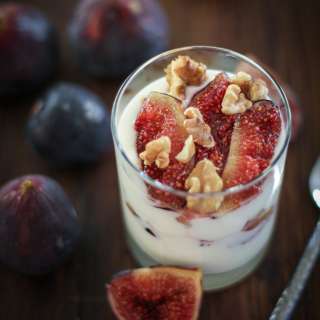 Roasted Fig & Walnut Parfait