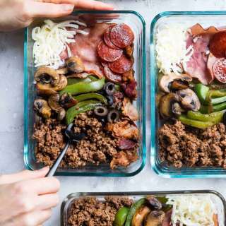 Keto Pizza Bowls