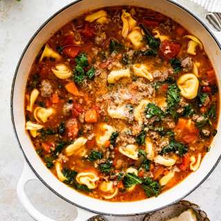 Italian Sausage Tortellini Soup