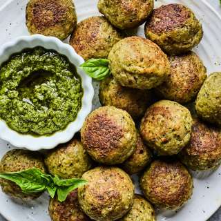 Pesto Meatballs