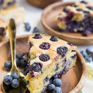 Almond Flour Blueberry Cake