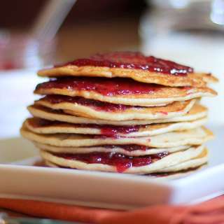 Peanut Butter & Jelly Pancakes