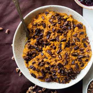 Paleo Healthy Sweet Potato Casserole in the Slow Cooker