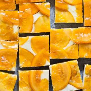 Creamsicle Vegan Cheesecake Bars
