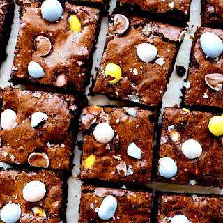 Cadbury Egg Brownies
