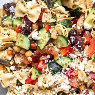 Mediterranean Chickpea Pasta Salad