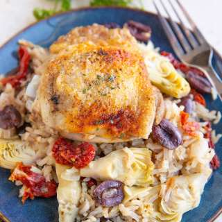 Slow Cooker Mediterranean Chicken