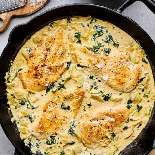 Spinach Artichoke Chicken