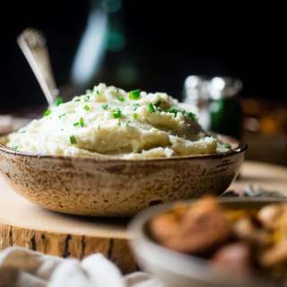 Cauliflower Mashed Potatoes with 5 Ingredients