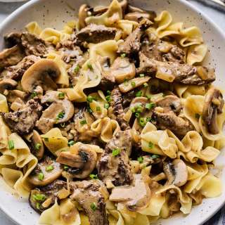 Beef Stroganoff