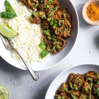 Indian Spiced Chicken With Cashew Cilantro Pesto