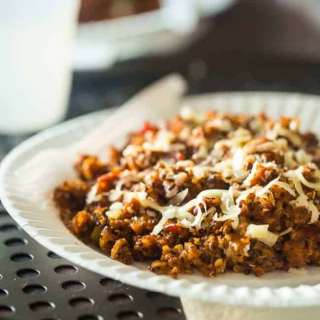 Crock-Pot Pizza Quinoa {Gluten Free + Super Simple}