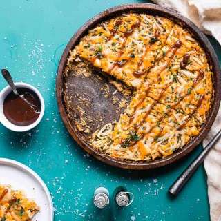 BBQ Chicken Zoodle Casserole