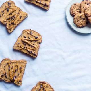 Easy Vegan Cookie Dough Toast