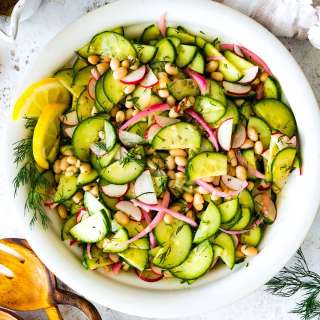 White Bean Cucumber Salad