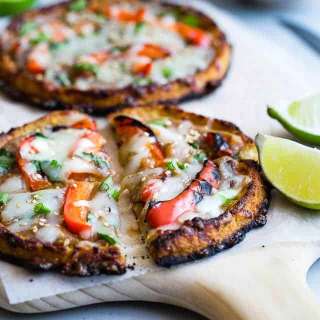 Thai Peanut Cauliflower Pizza