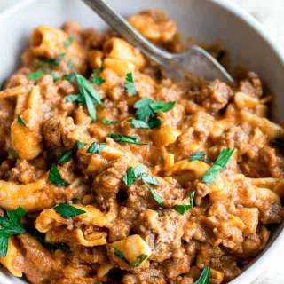 Homemade Healthy Hamburger Helper