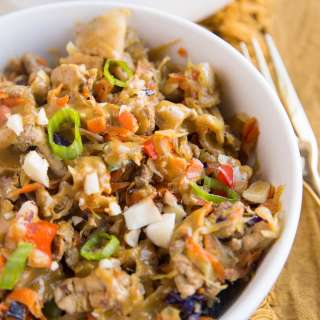 Thai Turkey and Cabbage Bowls