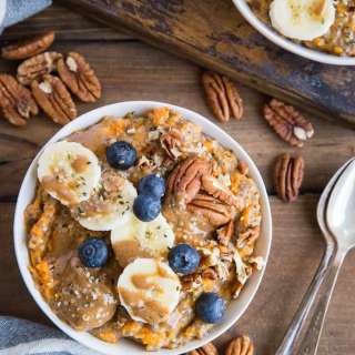 Sweet Potato Porridge Breakfast Bowls