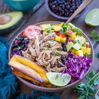Crock Pot Carnitas Burrito Bowls
