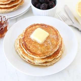 Lemon Poppy Seed Yogurt Pancakes