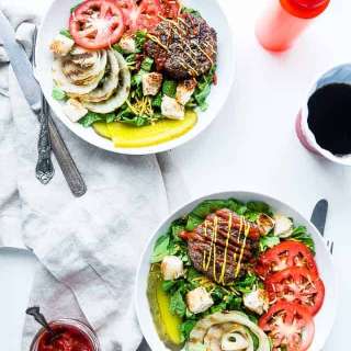 Healthy Burger in a Bowl