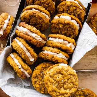 Pumpkin Oatmeal Cream Pies