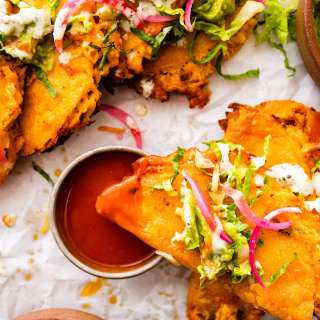 Crispy Buffalo Chicken Tacos