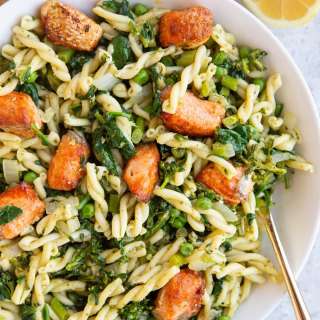 Salmon Pesto Pasta Recipe