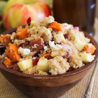 Roasted Sweet Potato Quinoa Salad