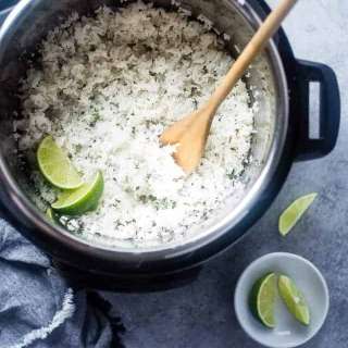 Cilantro Lime Instant Pot Rice (Chipotle Copycat)