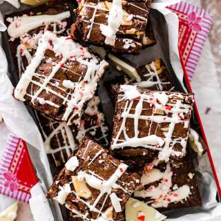 Peppermint Bark Brownies